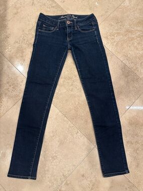 American Eagle Outfitters Dark Indigo Skinny Jeans